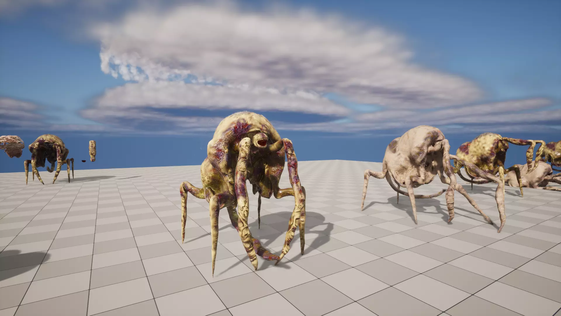 Mutant biomutant Monster 9 Low-poly 3D model_15