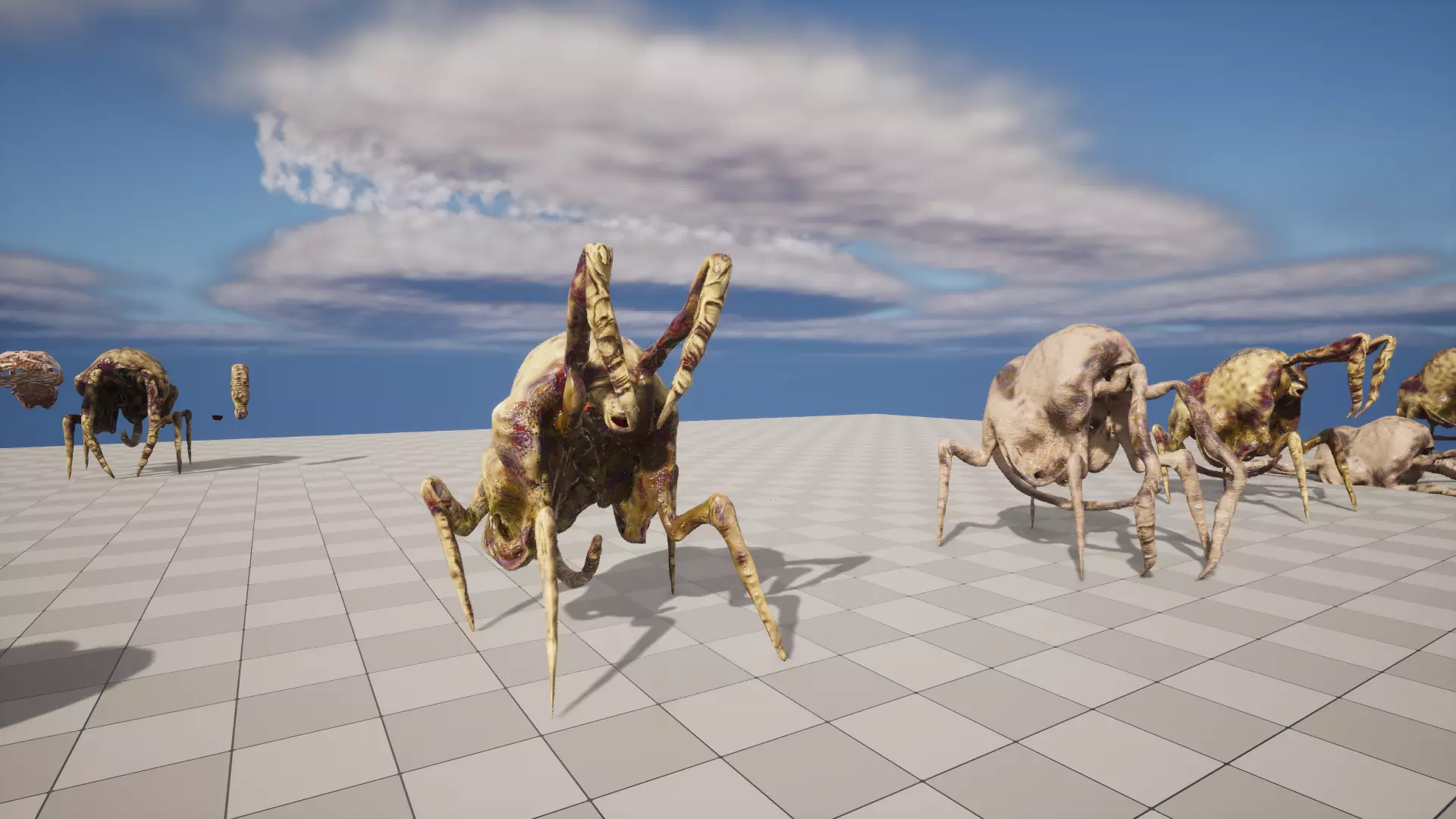 Mutant biomutant Monster 9 Low-poly 3D model_13