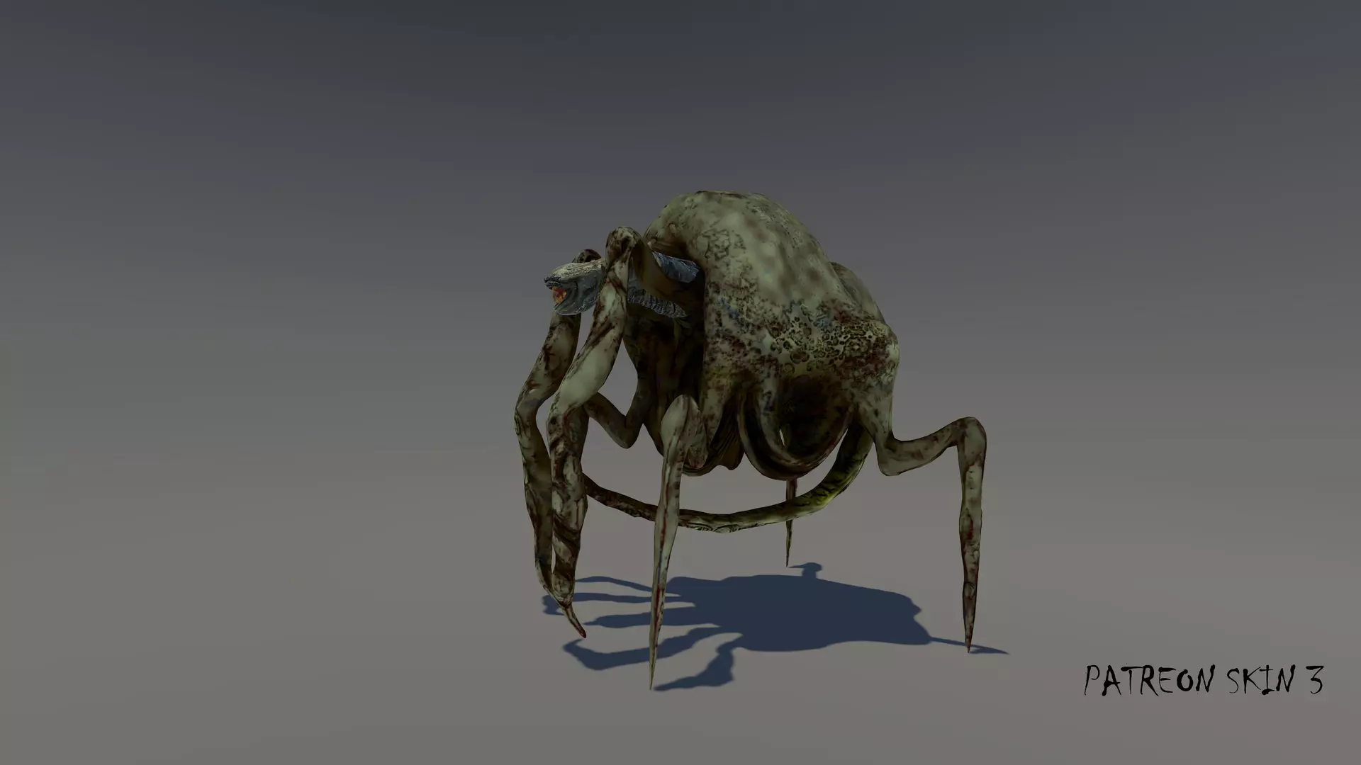 Mutant biomutant Monster 9 Low-poly 3D model_4