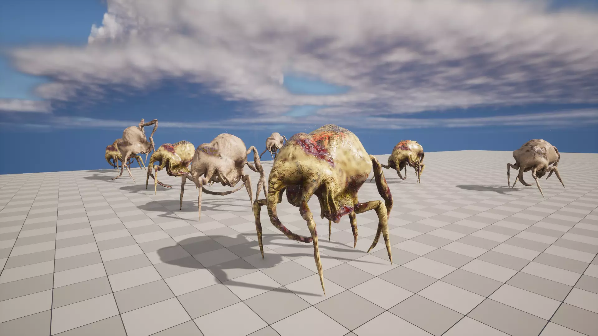 Mutant biomutant Monster 9 Low-poly 3D model_7