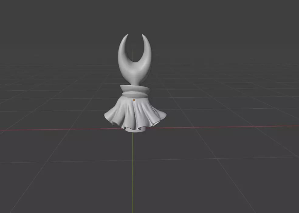 Hornet hollow knight bust 3D print model_2