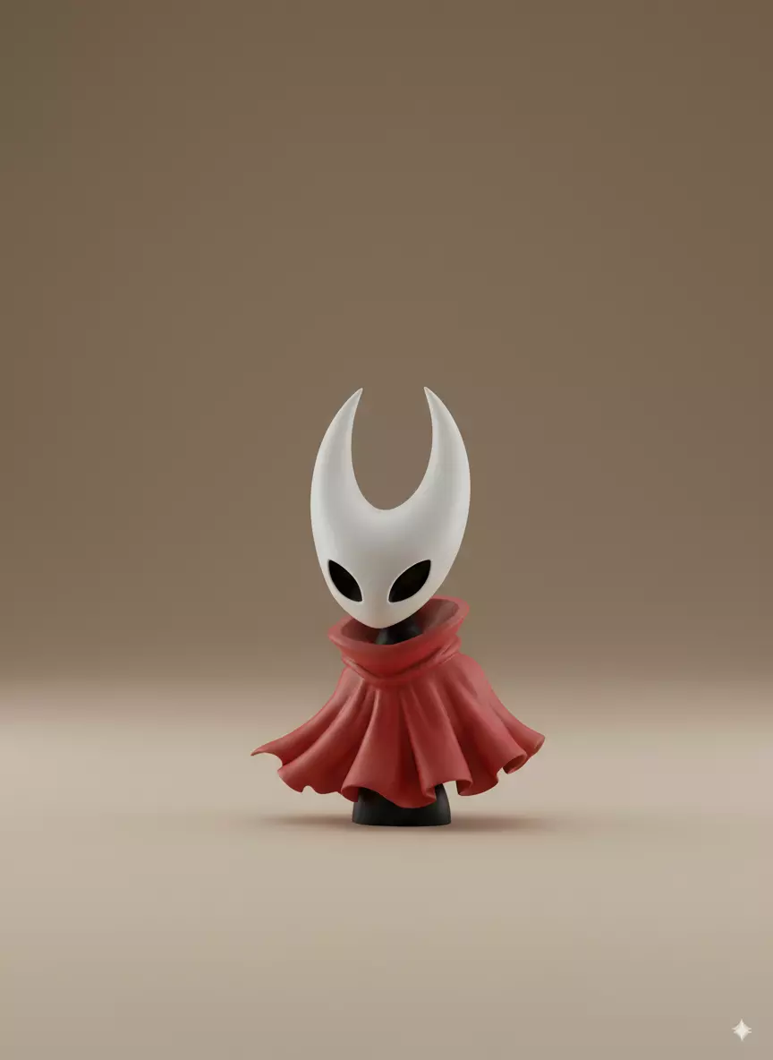 Hornet hollow knight bust 3D print model_0