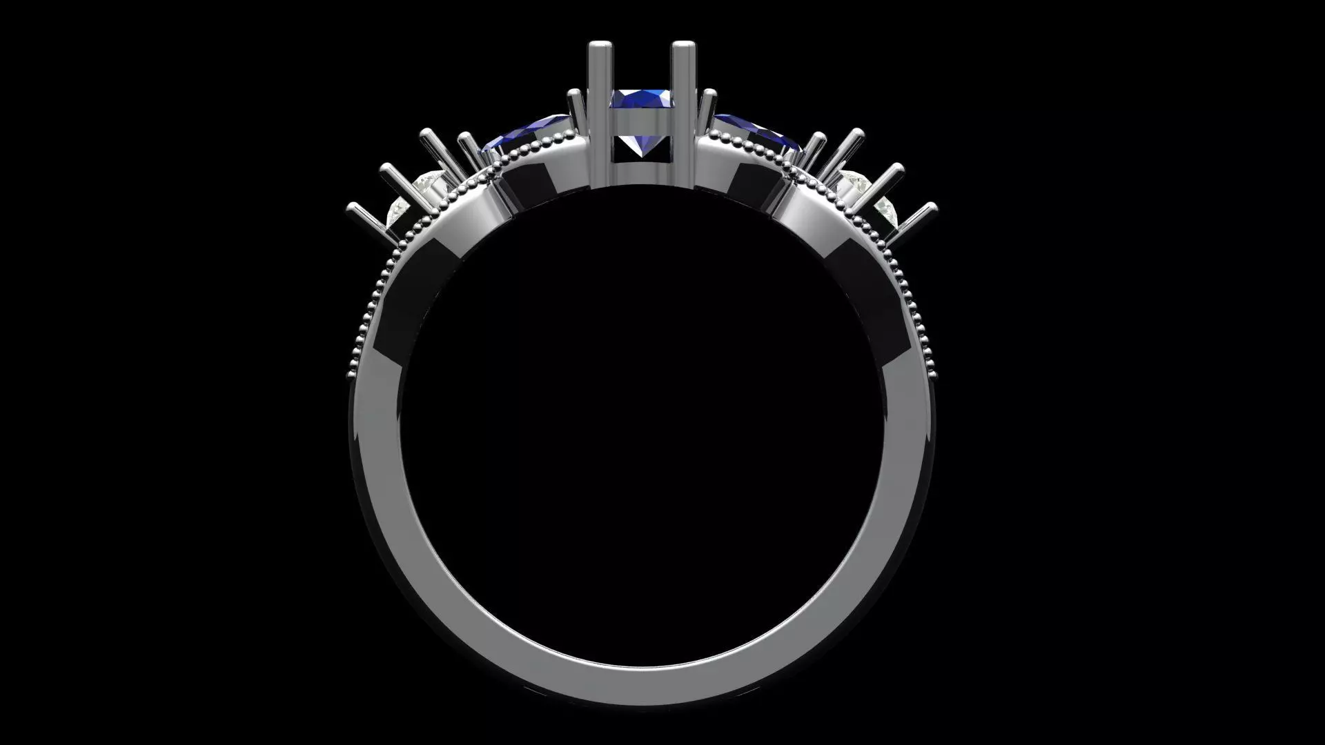 Wedding Ring  3D print model_3