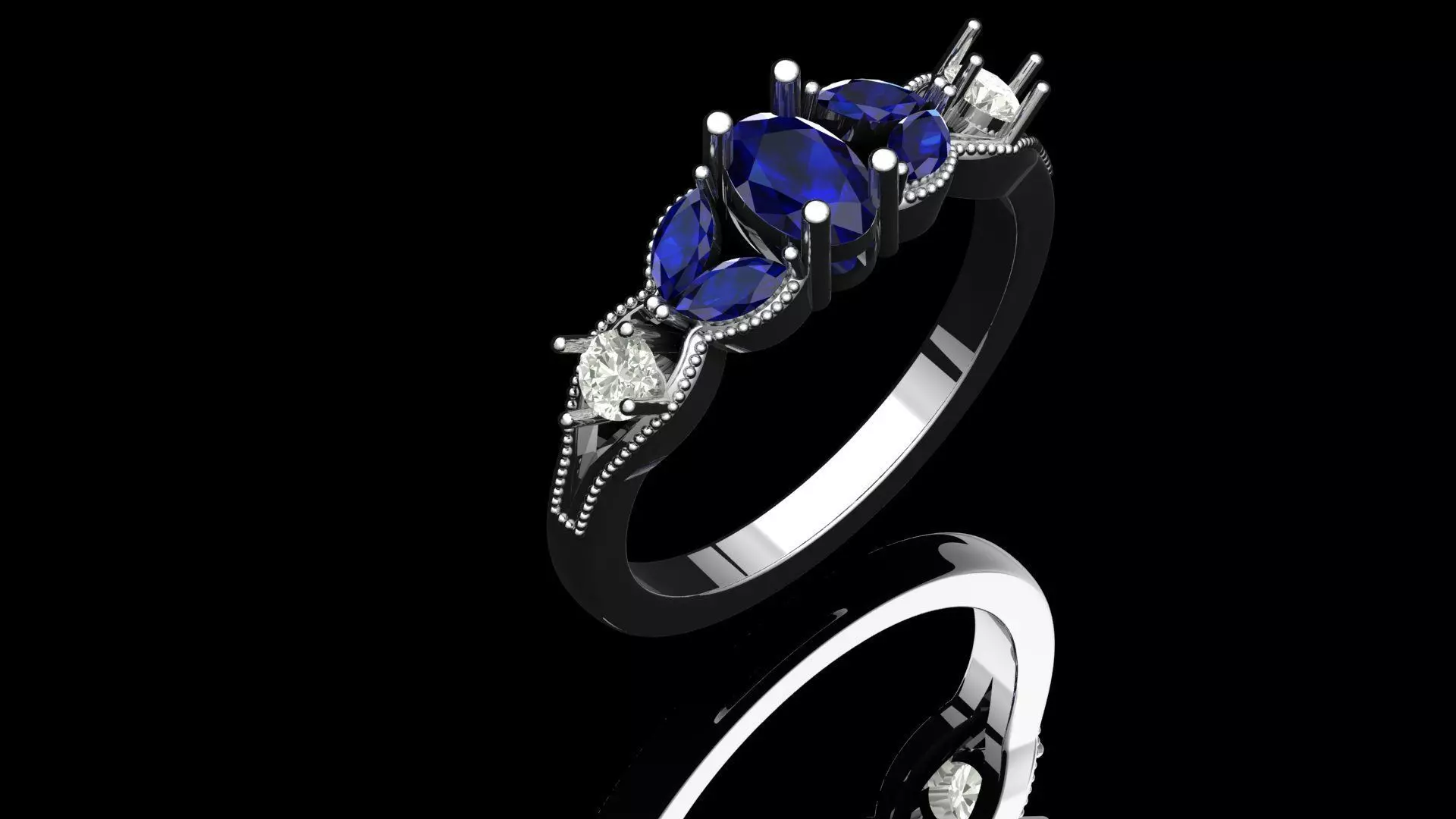 Wedding Ring  3D print model_0