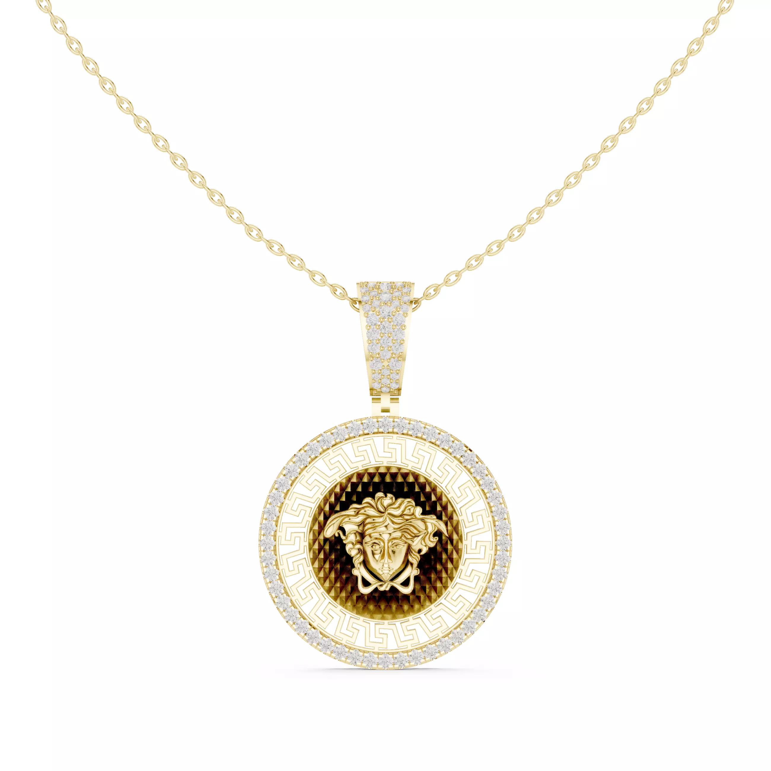 Italian Pendant 3dm stl renders video animation details  3D print model_13