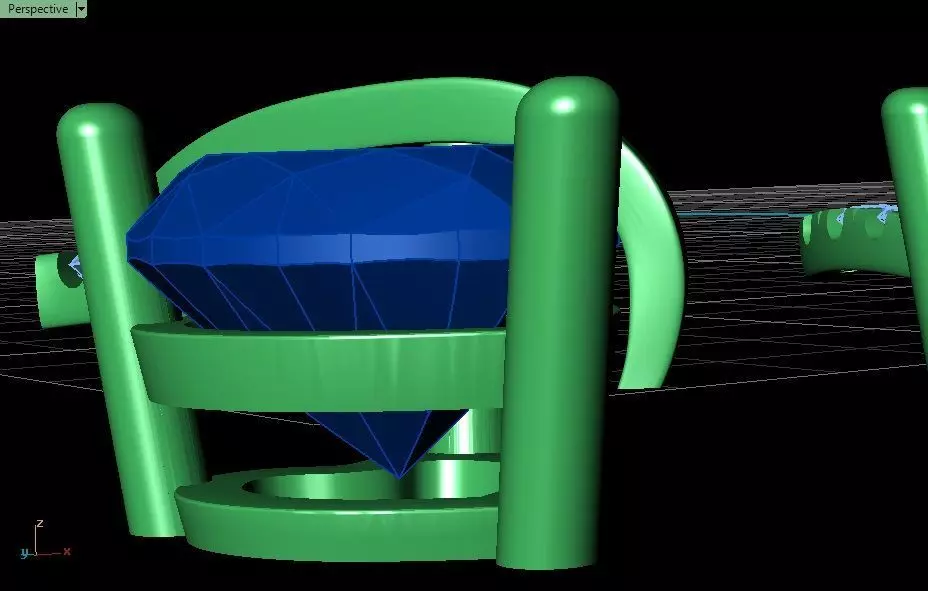 Heart-shaped Earrings Jewelry model - Hearts Orbit for Her 3D print model_18