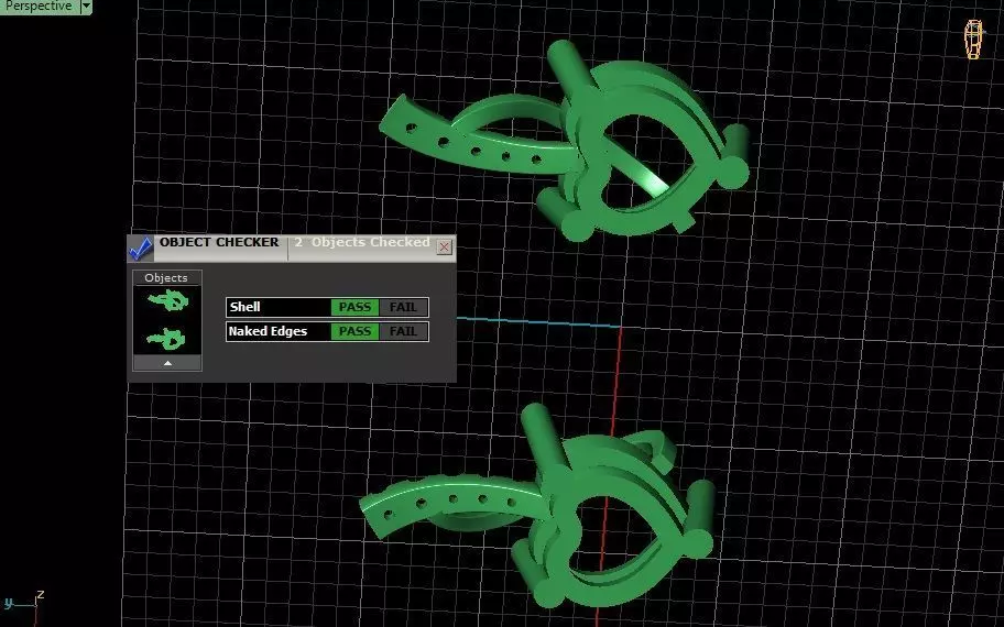 Heart-shaped Earrings Jewelry model - Hearts Orbit for Her 3D print model_8