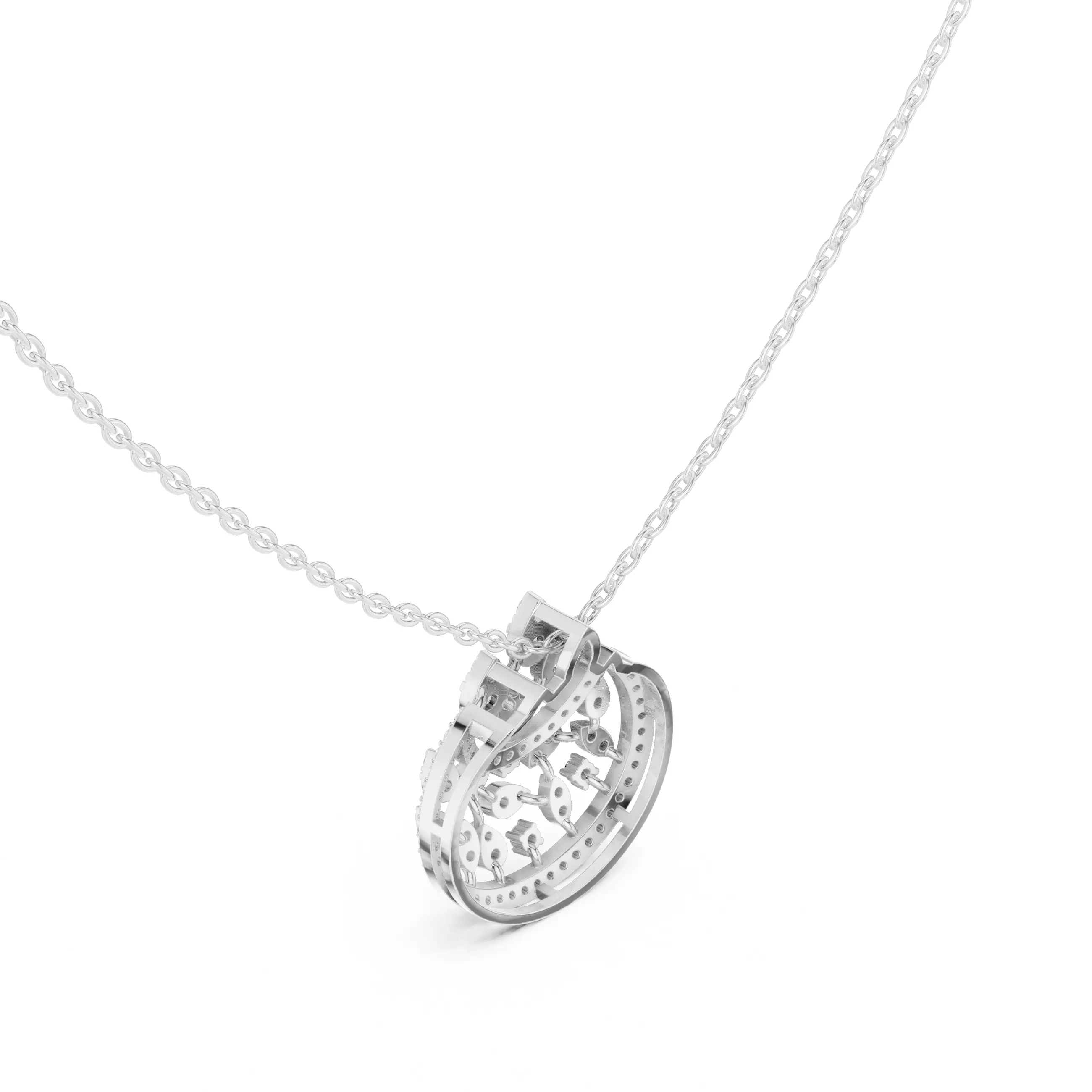 Italian Pendant 3dm stl renders video animation details  3D print model_7