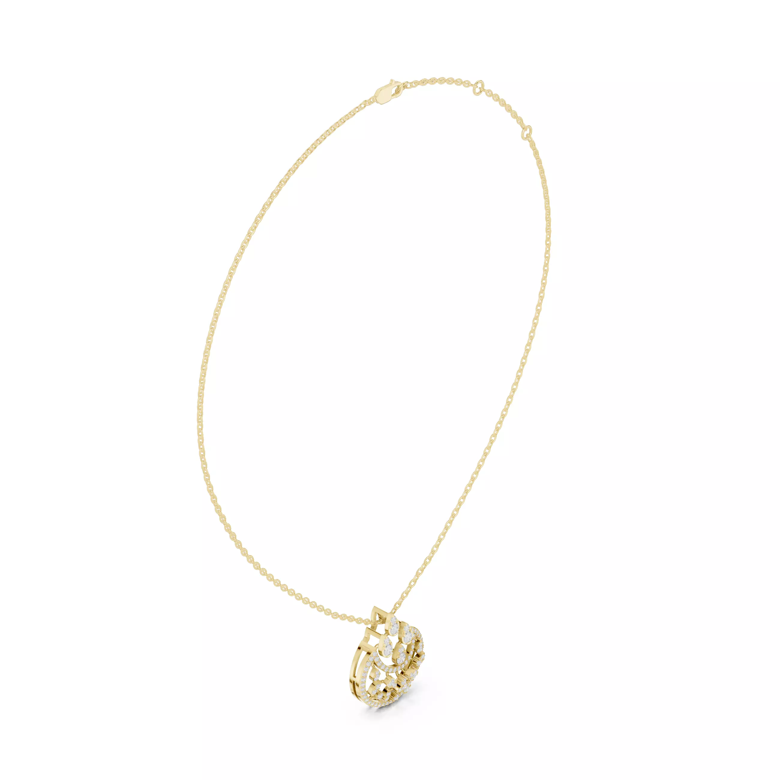 Italian Pendant 3dm stl renders video animation details  3D print model_10