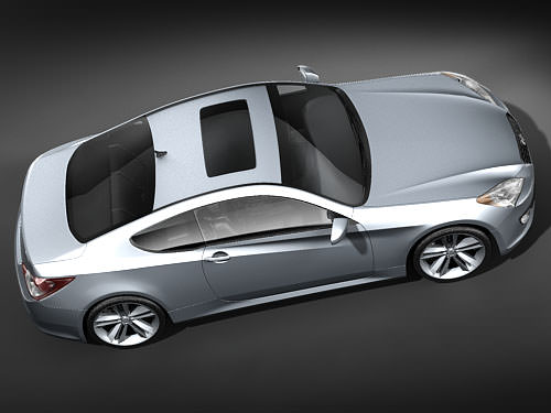 Hyundai Genesis Coupe 3D model | CGTrader