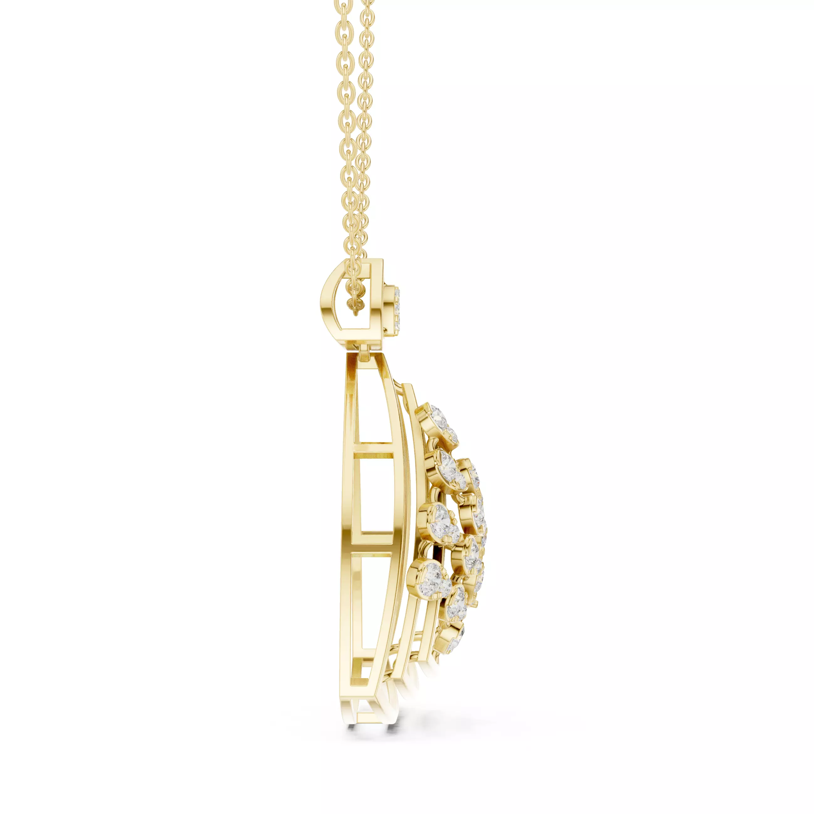 Italian Pendant 3dm stl renders video animation details 3D print model_12