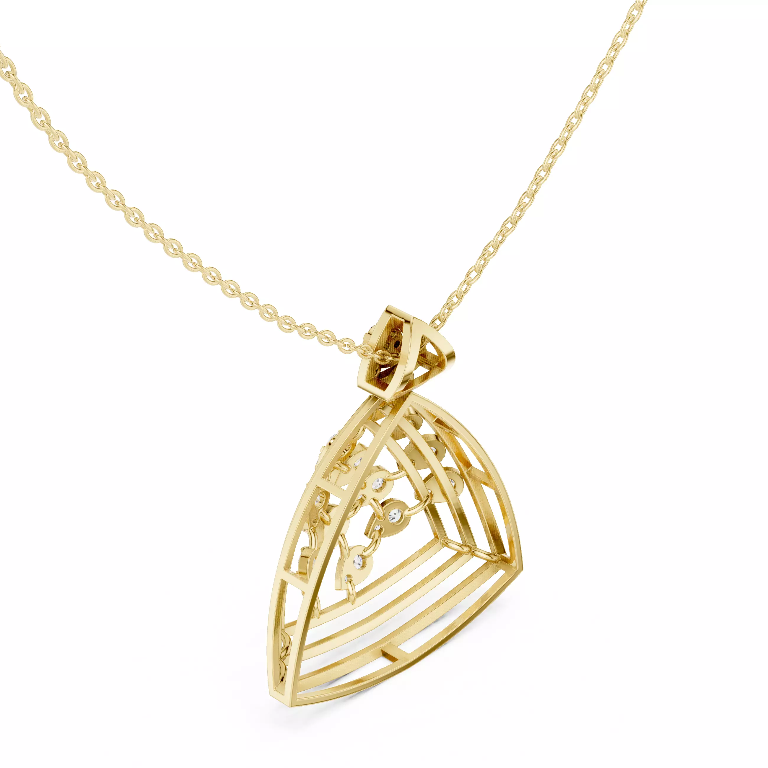 Italian Pendant 3dm stl renders video animation details 3D print model_11