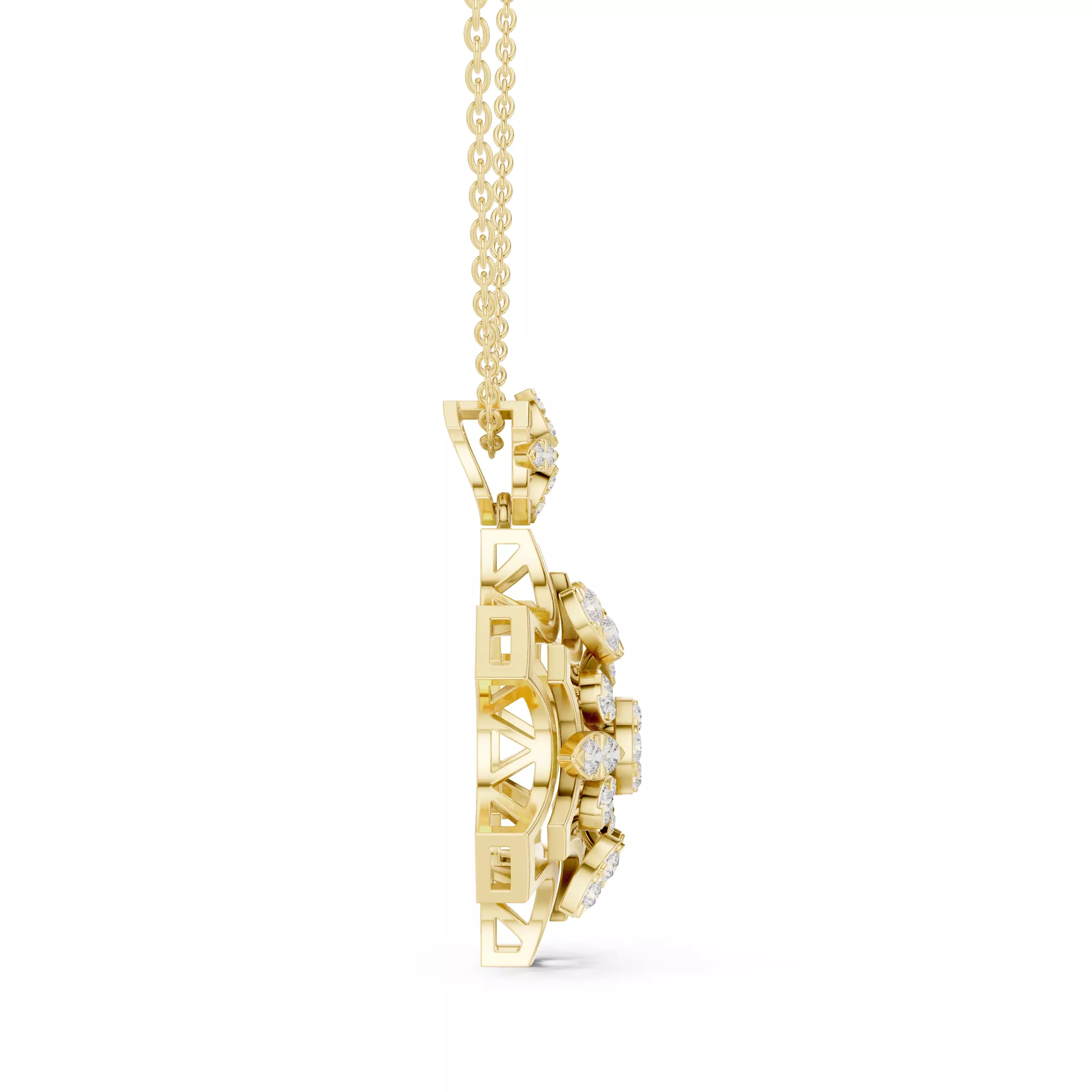 Italian Pendant 3dm stl renders video animation details  3D print model_12