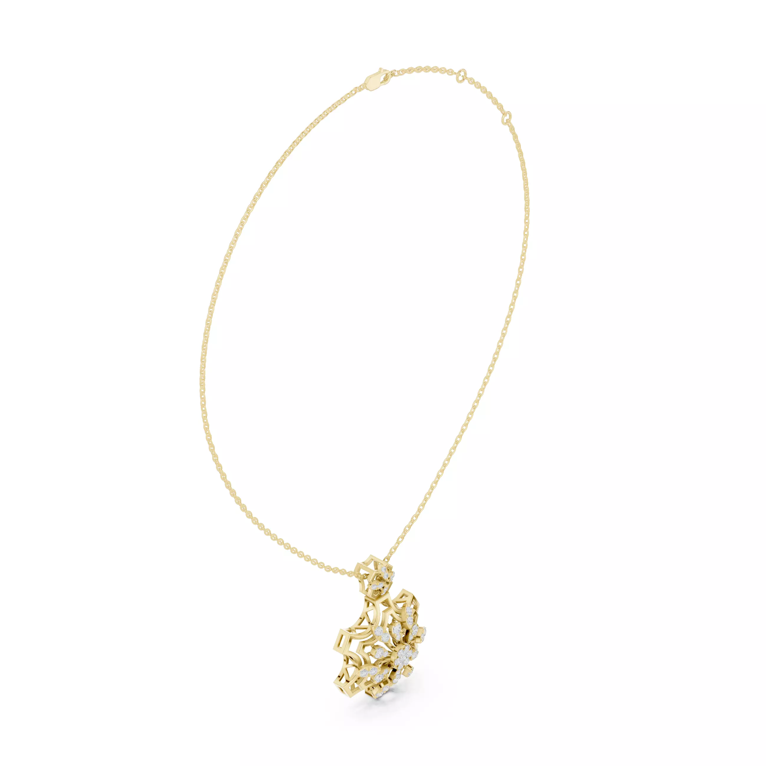 Italian Pendant 3dm stl renders video animation details  3D print model_10