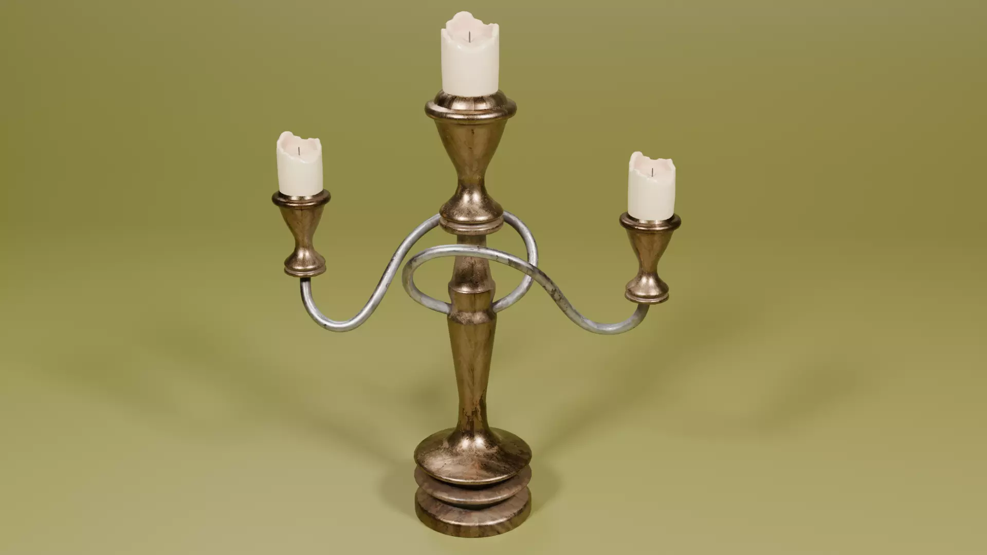 candle Free low-poly 3D model