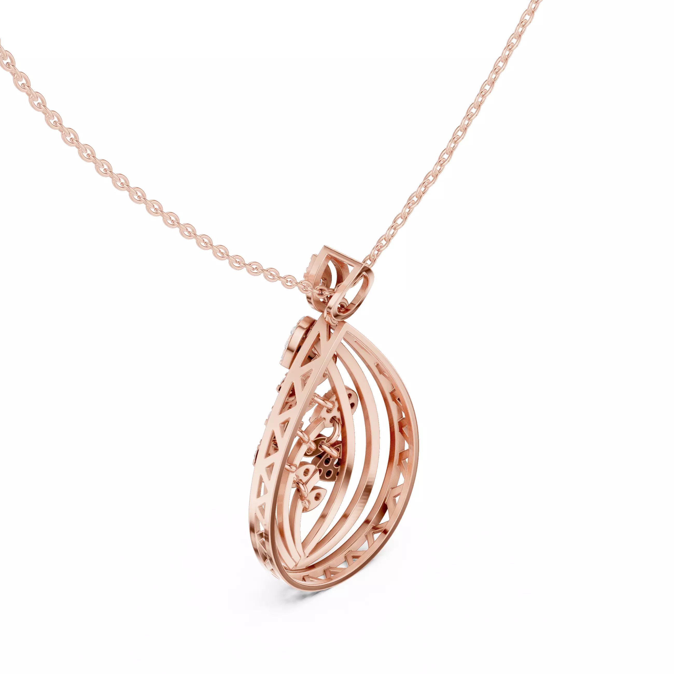 Italian Pendant 3dm stl renders video animation details 3D print model_4