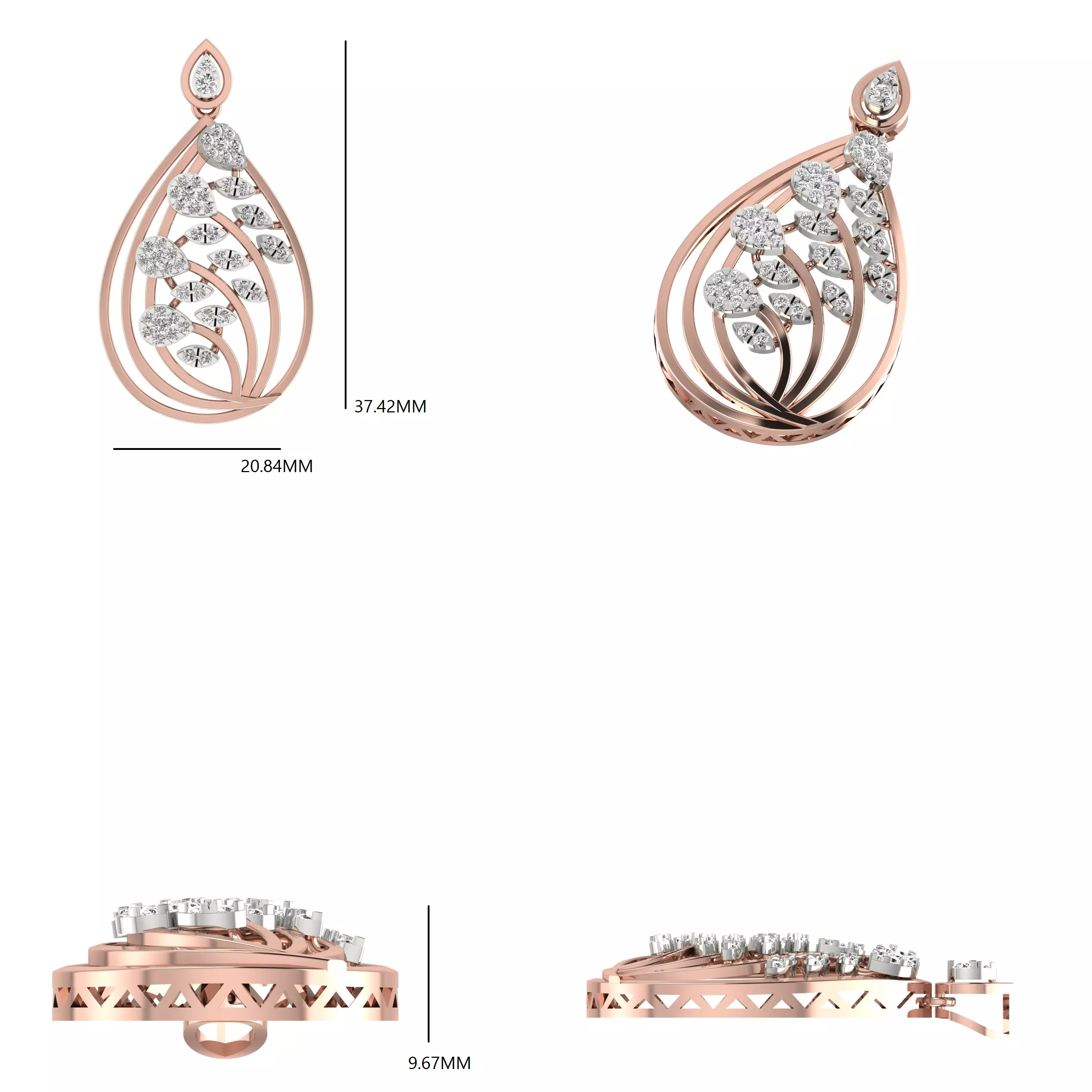 Italian Pendant 3dm stl renders video animation details 3D print model_1