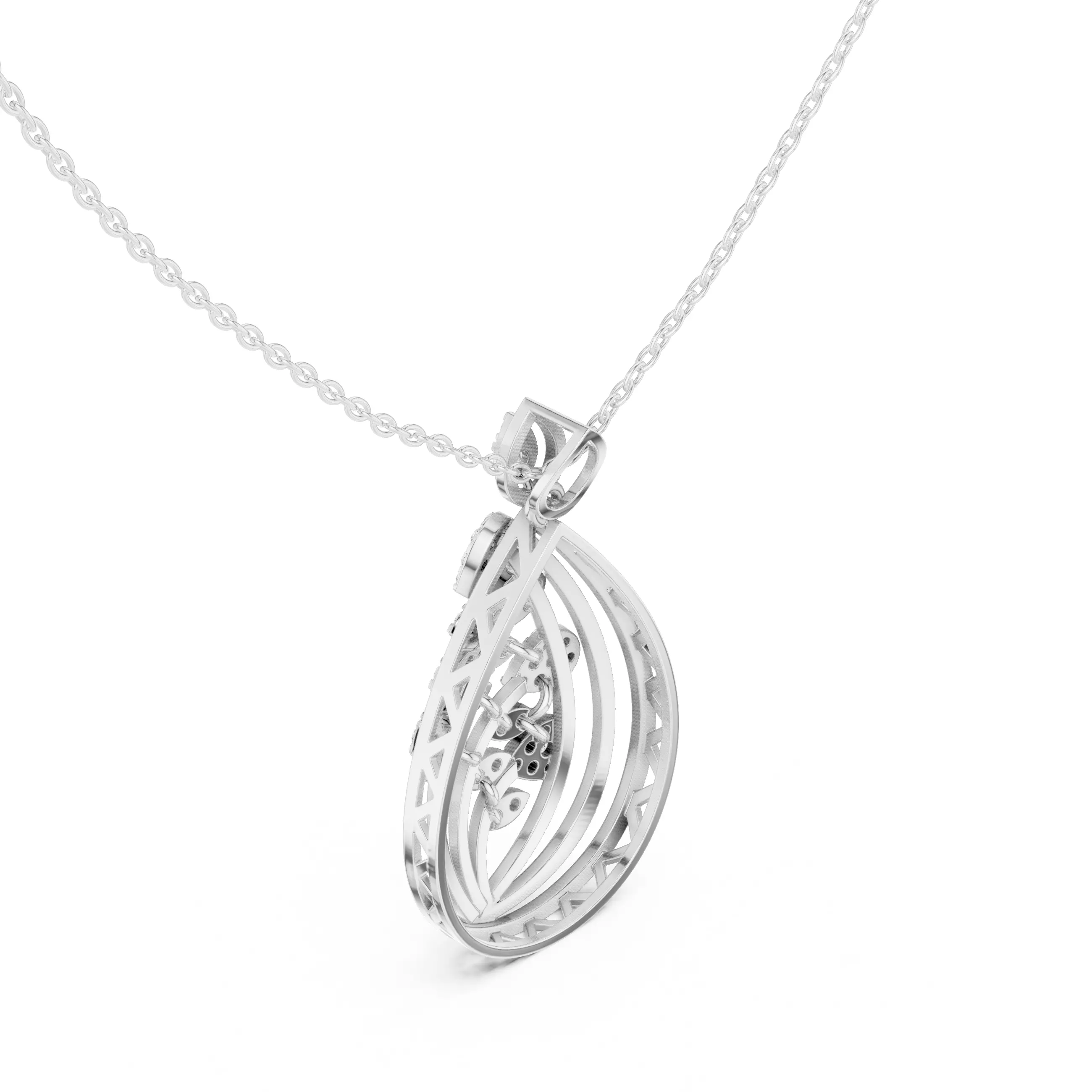 Italian Pendant 3dm stl renders video animation details 3D print model_7