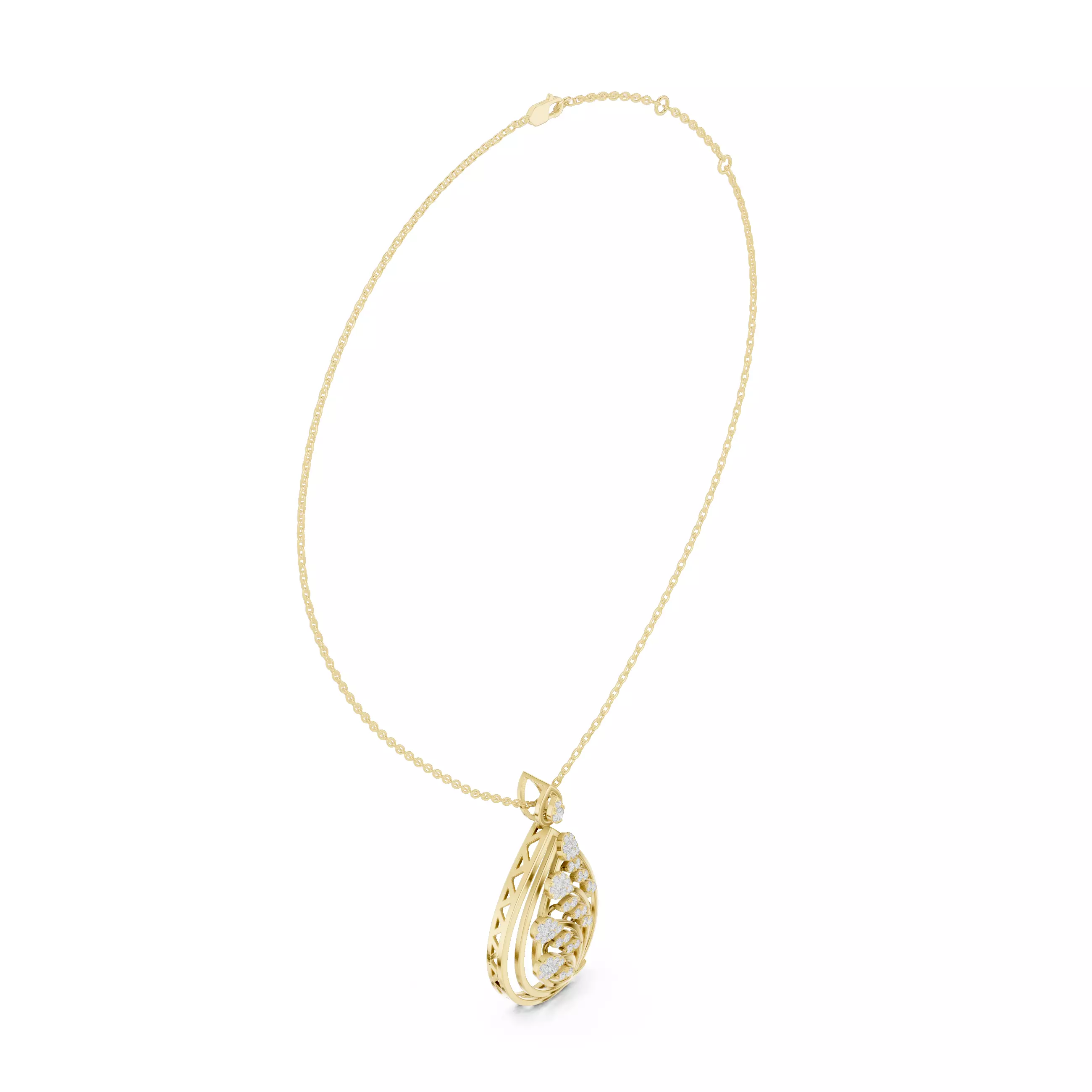 Italian Pendant 3dm stl renders video animation details 3D print model_10