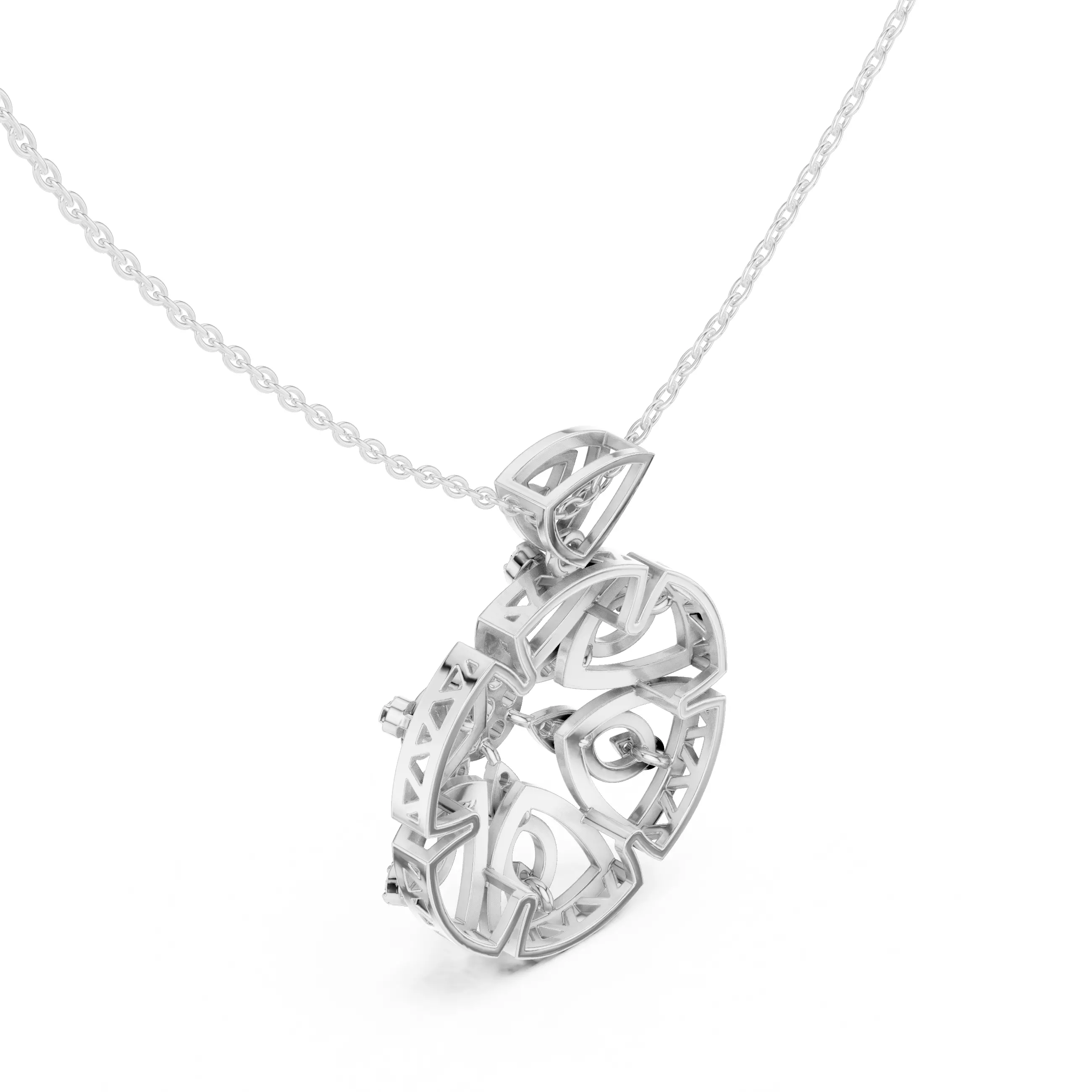 Italian Pendant 3dm stl renders video animation details  3D print model_7