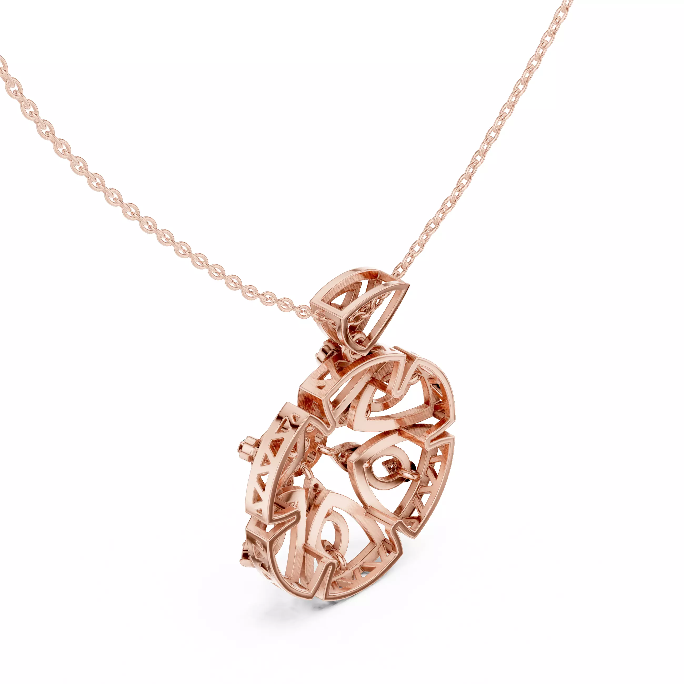 Italian Pendant 3dm stl renders video animation details  3D print model_4