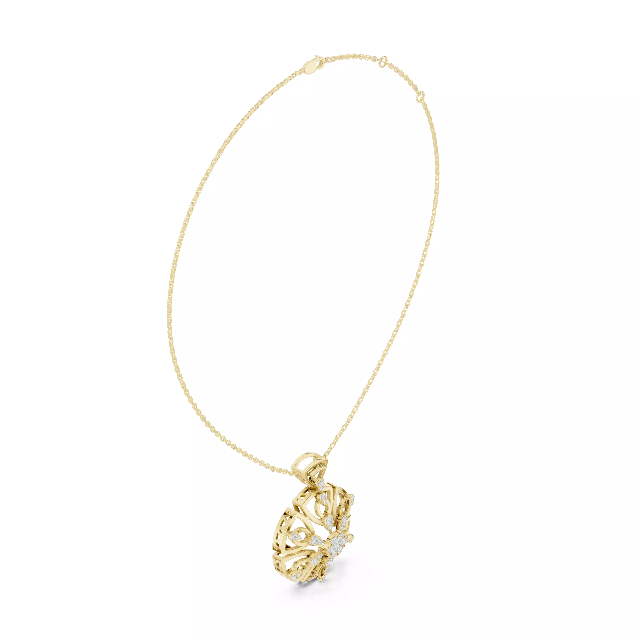 Italian Pendant 3dm stl renders video animation details  3D print model_10