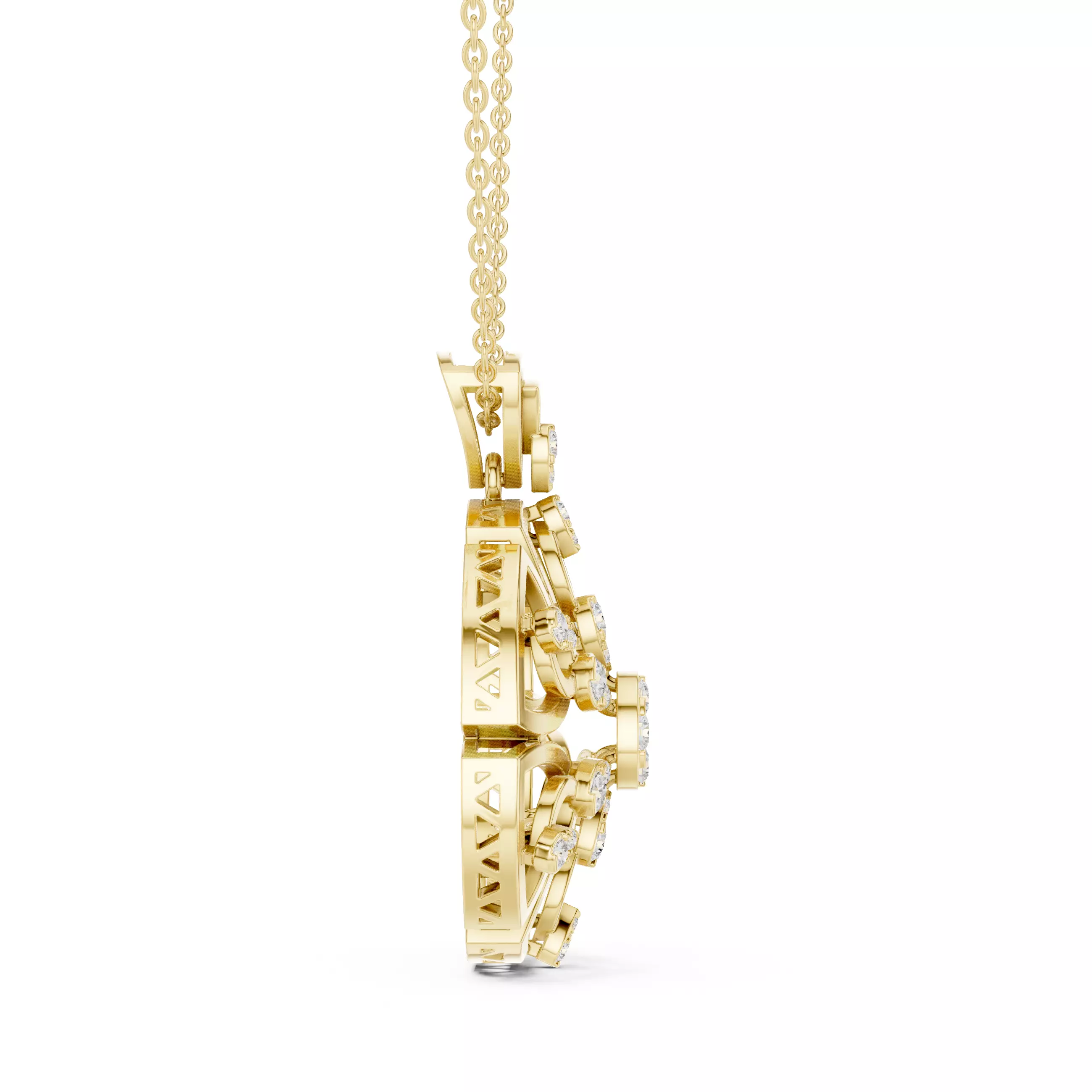 Italian Pendant 3dm stl renders video animation details  3D print model_12