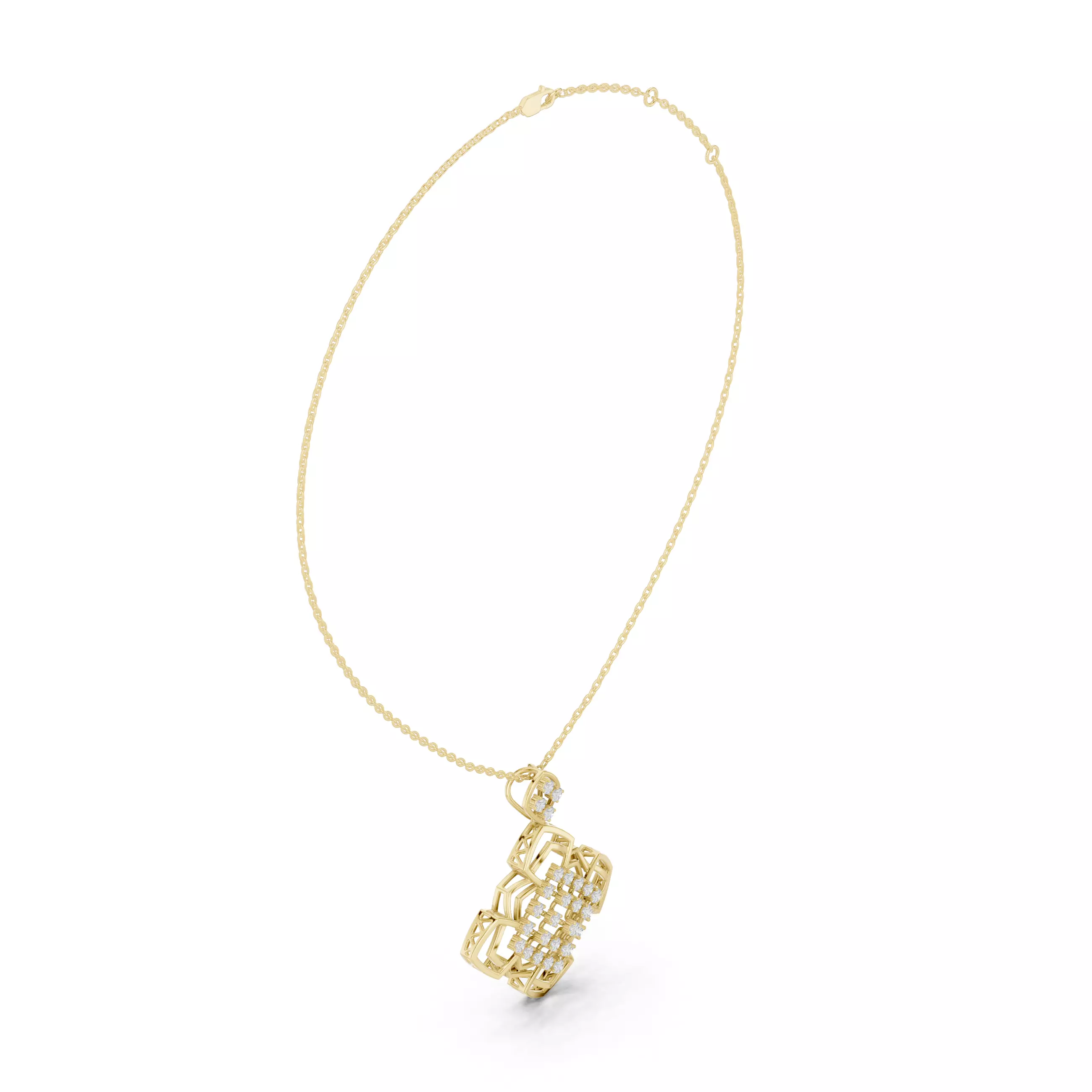 Italian Pendant 3dm stl renders video animation details 3D print model_10