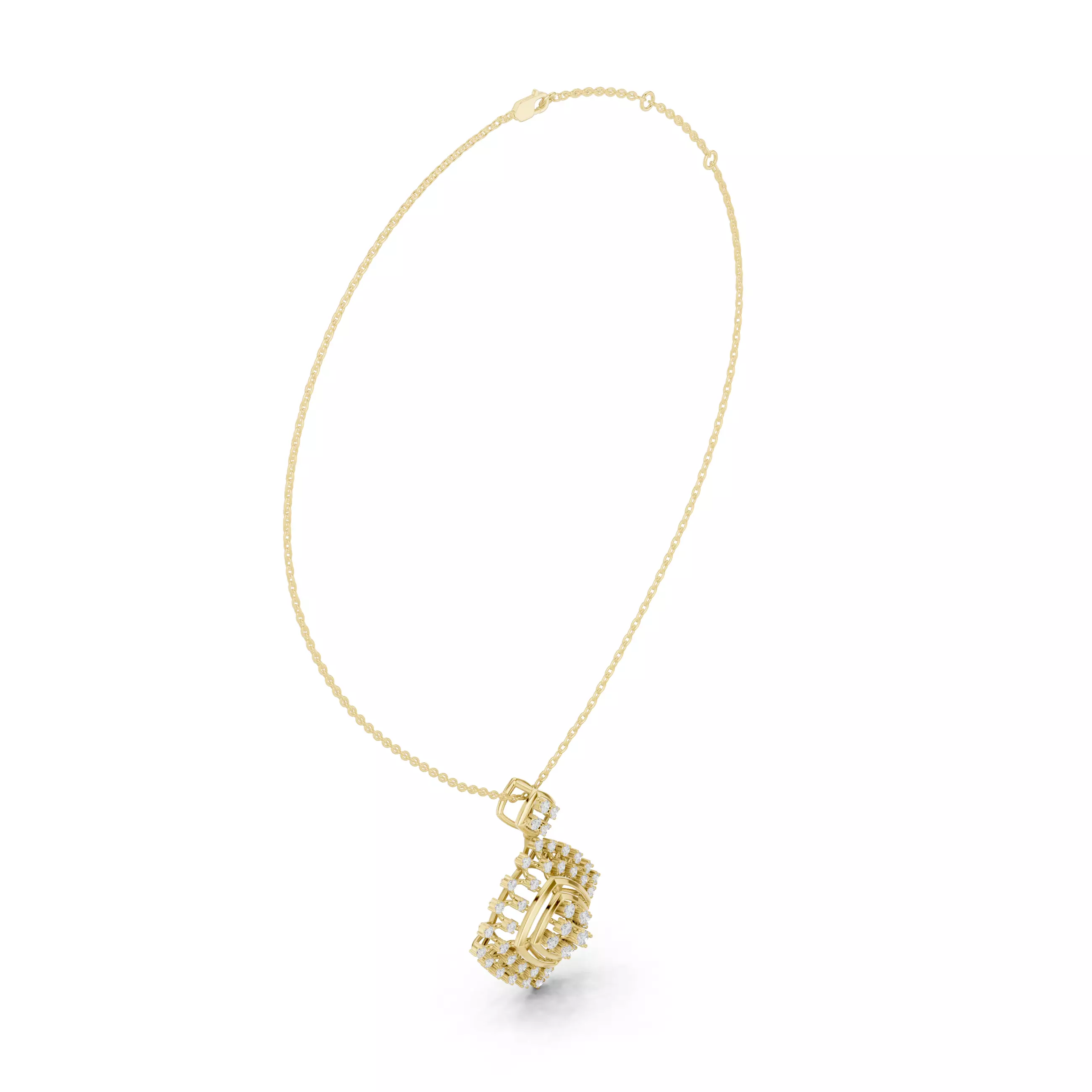 Italian Pendant 3dm stl renders video animation details 3D print model_10