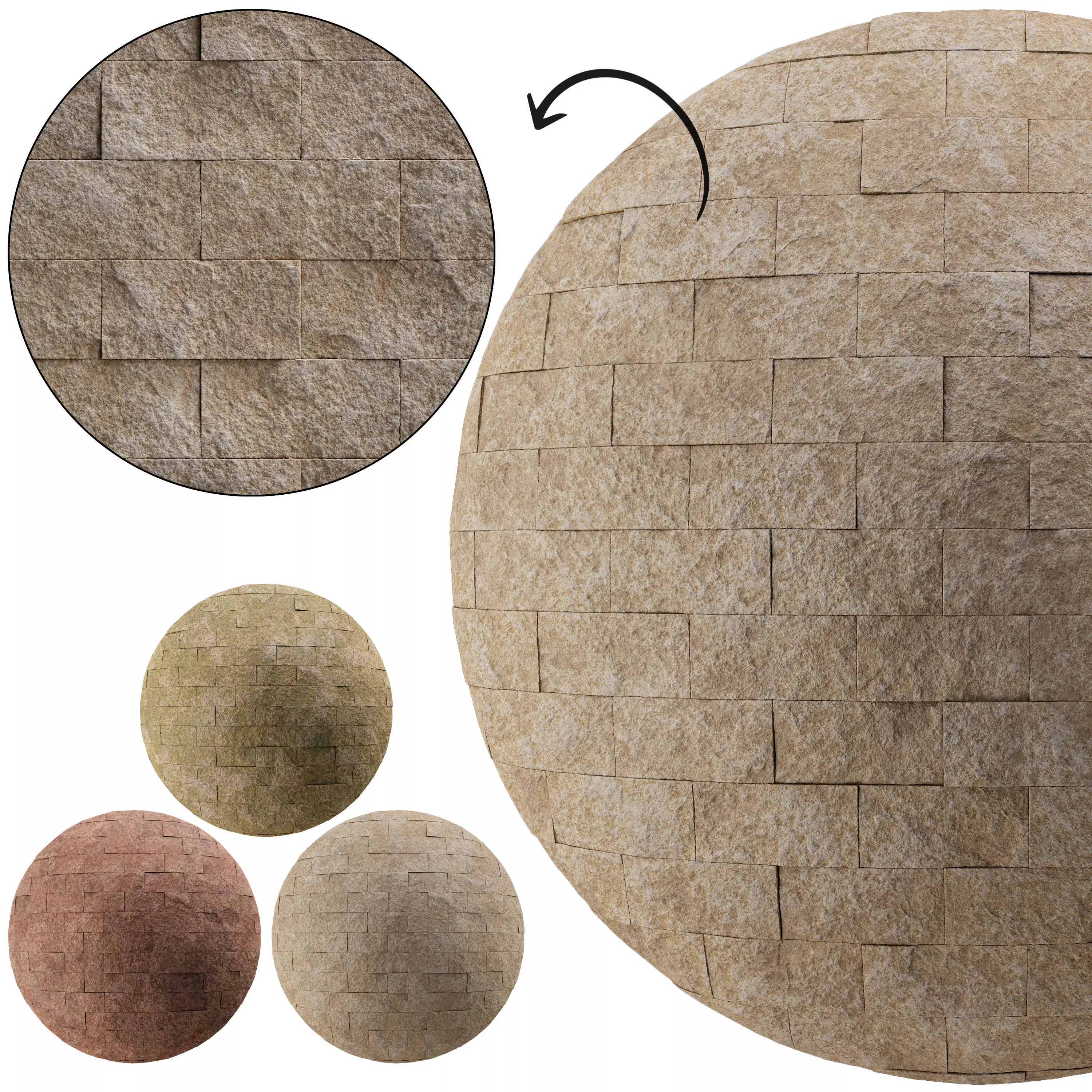 Split Face Travertine 01 - Seamless Texture_0