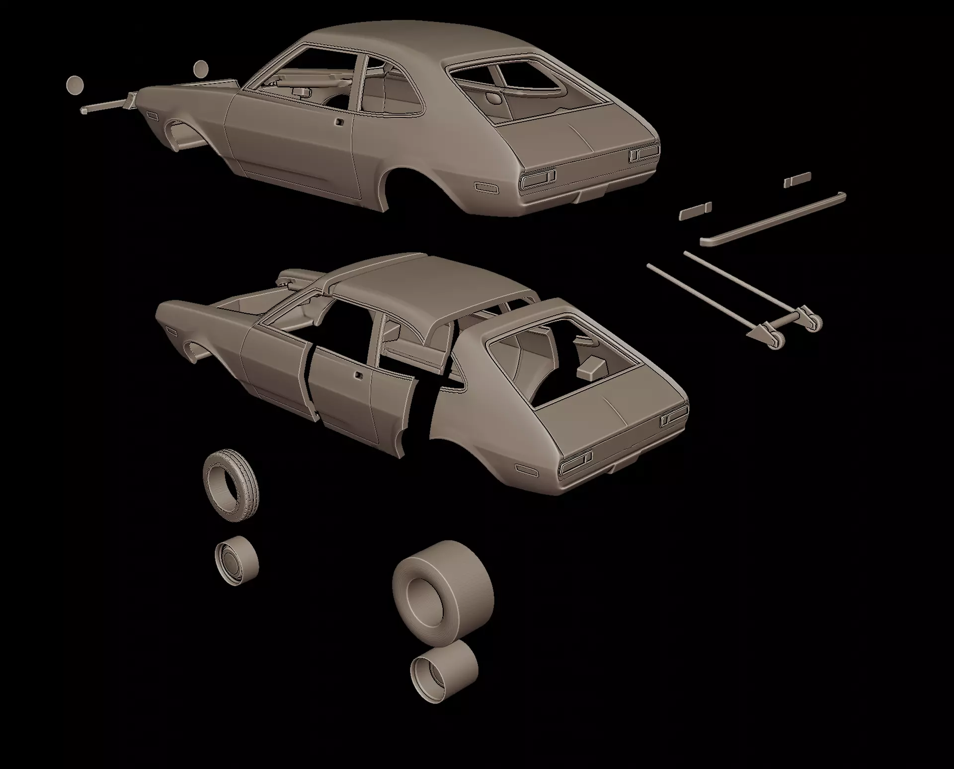 1972  Pinto Bob Glidden Pro Stock 3D print model_13