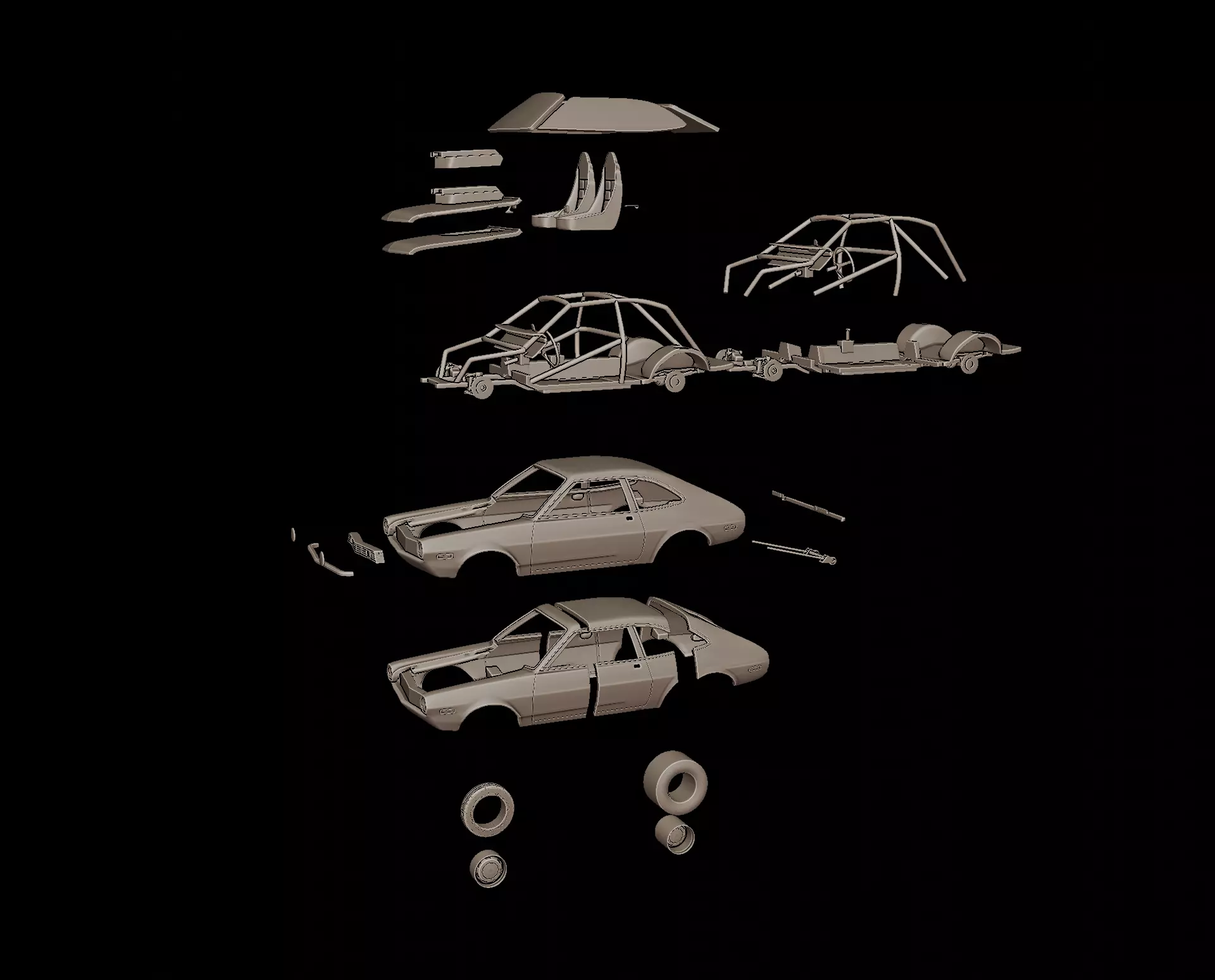 1972  Pinto Bob Glidden Pro Stock 3D print model_9