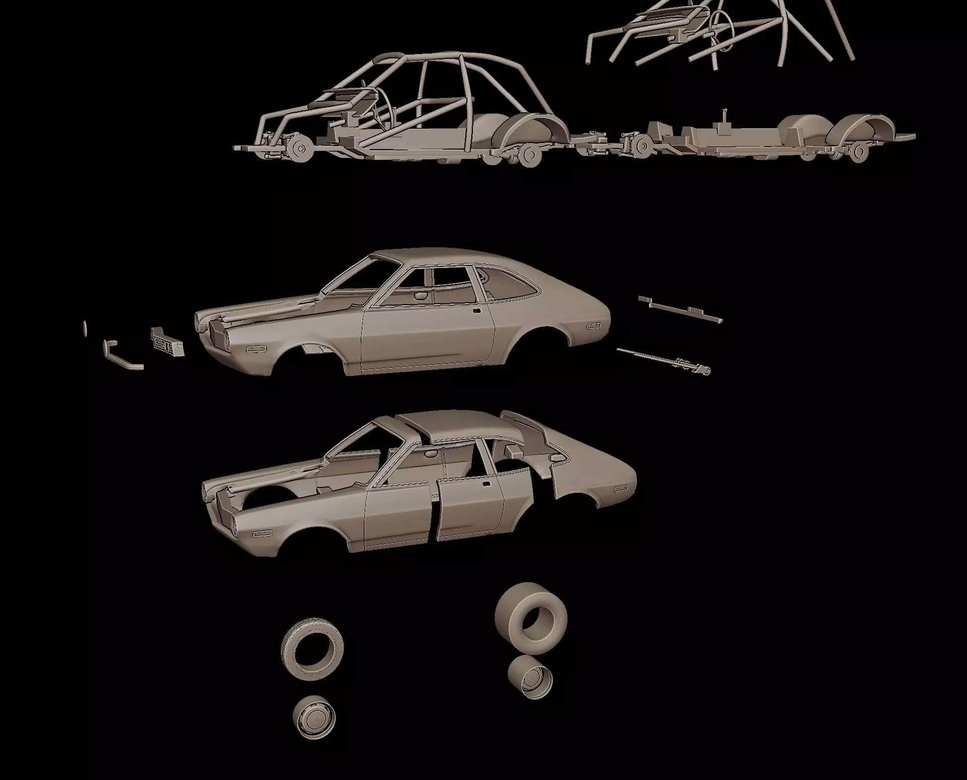 1972  Pinto Bob Glidden Pro Stock 3D print model_11