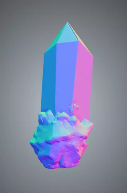 Crystal Megapack Low-poly 3D model_56
