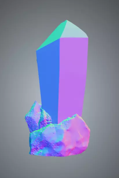 Crystal Megapack Low-poly 3D model_17