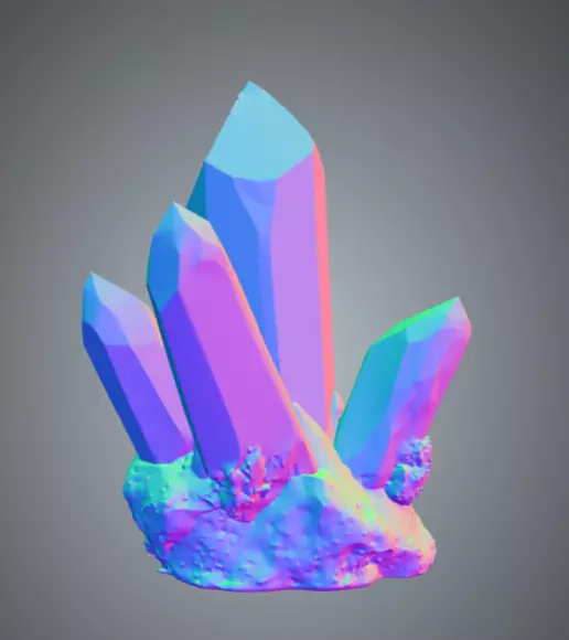 Crystal Megapack Low-poly 3D model_25