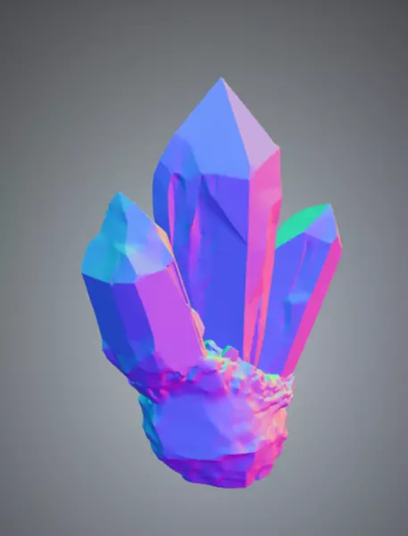 Crystal Megapack Low-poly 3D model_46