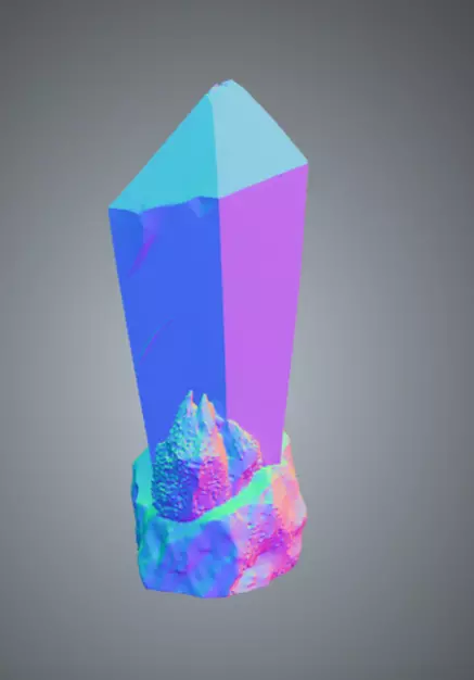 Crystal Megapack Low-poly 3D model_16