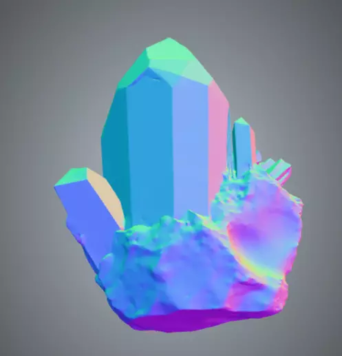 Crystal Megapack Low-poly 3D model_39