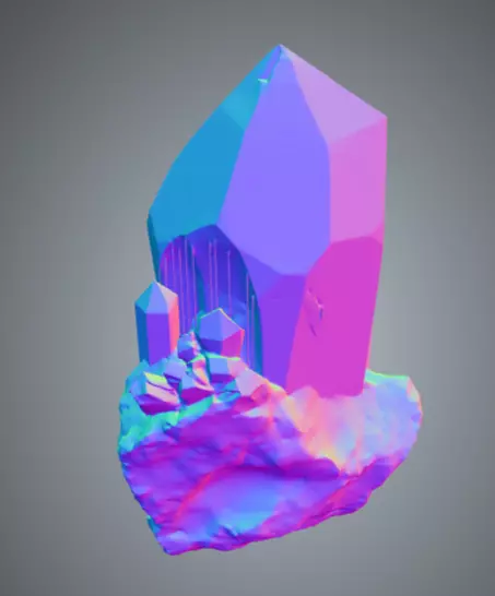Crystal Megapack Low-poly 3D model_36