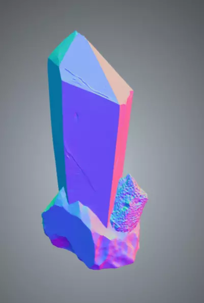 Crystal Megapack Low-poly 3D model_15