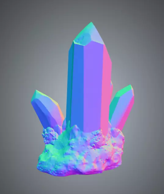 Crystal Megapack Low-poly 3D model_27