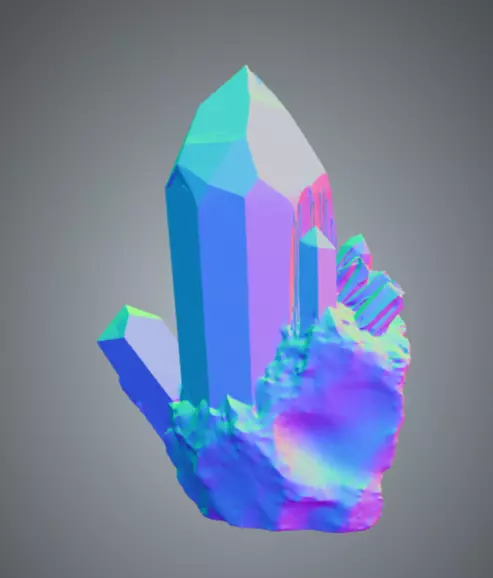Crystal Megapack Low-poly 3D model_35