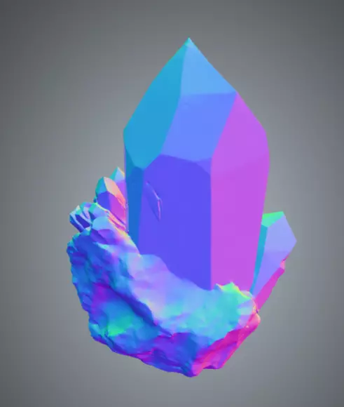 Crystal Megapack Low-poly 3D model_37