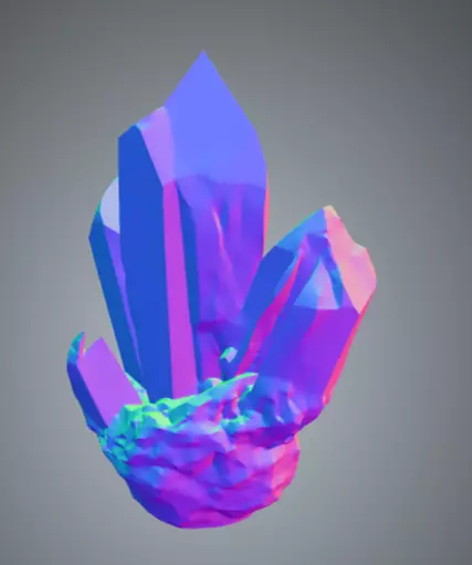 Crystal Megapack Low-poly 3D model_45