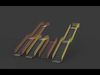 Modular industrial stairs 3D model_1