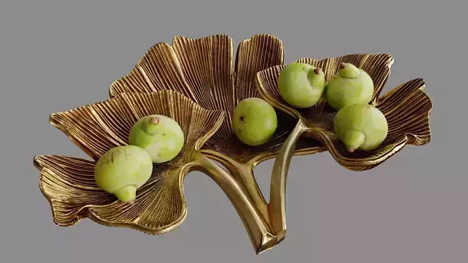Ginkgo Tray 3D model