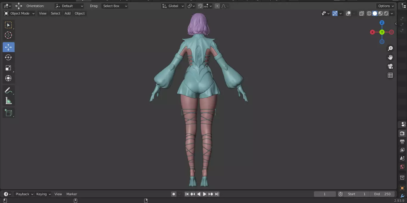 The First Descendant Skin 19 3D model_13