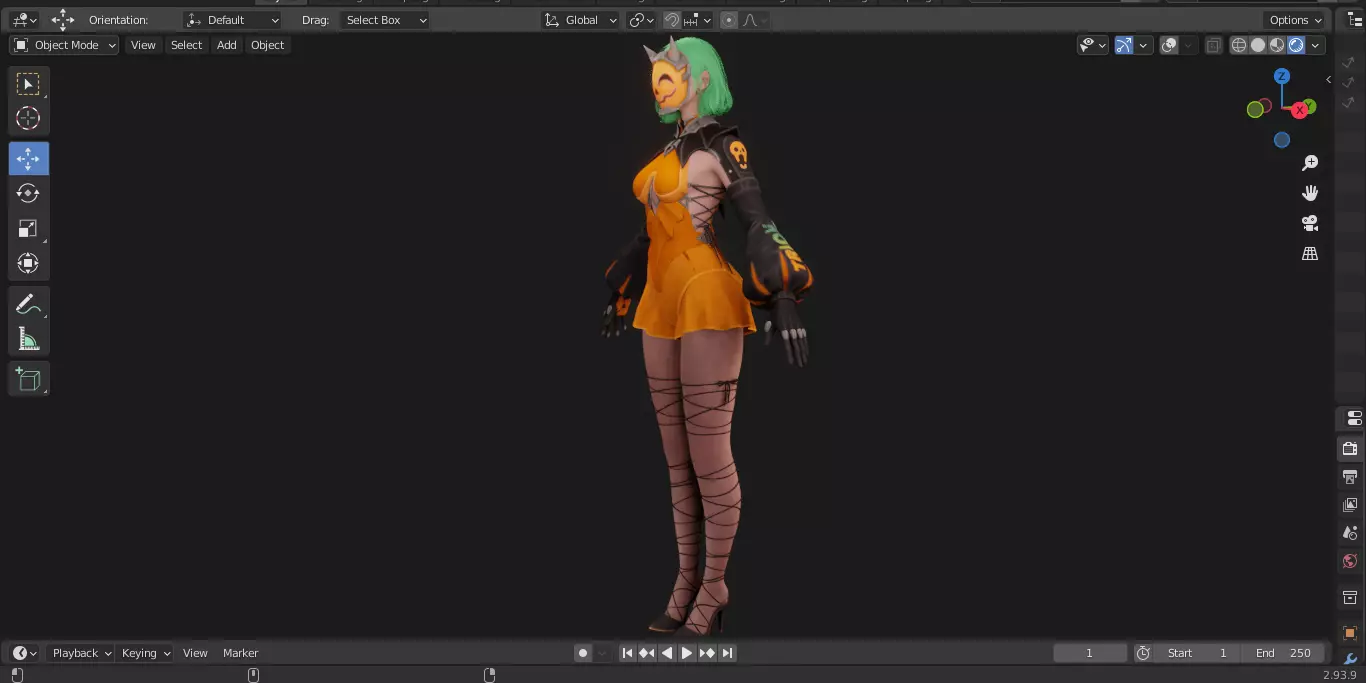 The First Descendant Skin 19 3D model_7