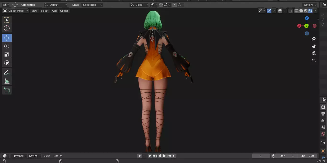 The First Descendant Skin 19 3D model_9